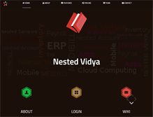 Tablet Screenshot of nestedvidya.com